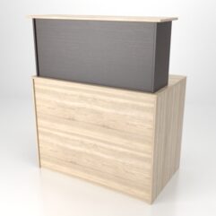 Ресепшн №55 для Бизнес Центра, Дуб Сонома