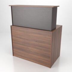 Ресепшн №55 для Бизнес Центра, Орех