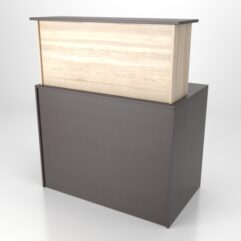 Ресепшн №55 для Бизнес Центра, Дуб Венге