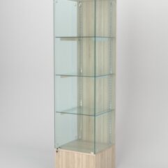 Витрина АСТЕРИЯ №14 (с дверкой, задняя стенка - ДСП), Дуб Сонома