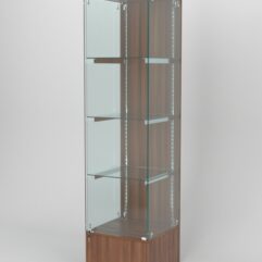 Витрина АСТЕРИЯ №14 (с дверкой, задняя стенка - ДСП), Орех