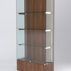 Витрина АСТЕРИЯ №29 (с дверками, задняя стенка - ДСП), Орех