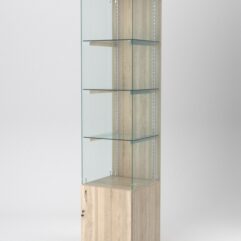 Витрина АСТЕРИЯ №102 (без дверки, задняя стенка - ДСП), Дуб Сонома