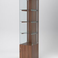 Витрина АСТЕРИЯ №102 (без дверки, задняя стенка - ДСП), Орех