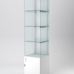 Витрина АСТЕРИЯ №106 (без дверки, задняя стенка - ДСП), Белый