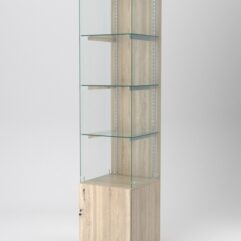 Витрина АСТЕРИЯ №106 (без дверки, задняя стенка - ДСП), Дуб Сонома