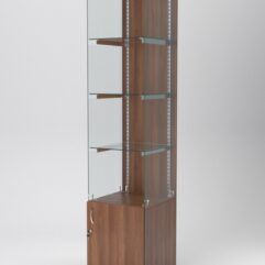 Витрина АСТЕРИЯ №106 (без дверки, задняя стенка - ДСП), Орех