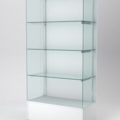 Витрина АСТЕРИЯ №109 (без дверок, задняя стенка - ДСП), Белый