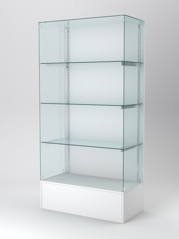 Витрина АСТЕРИЯ №109 (без дверок, задняя стенка - ДСП), Белый