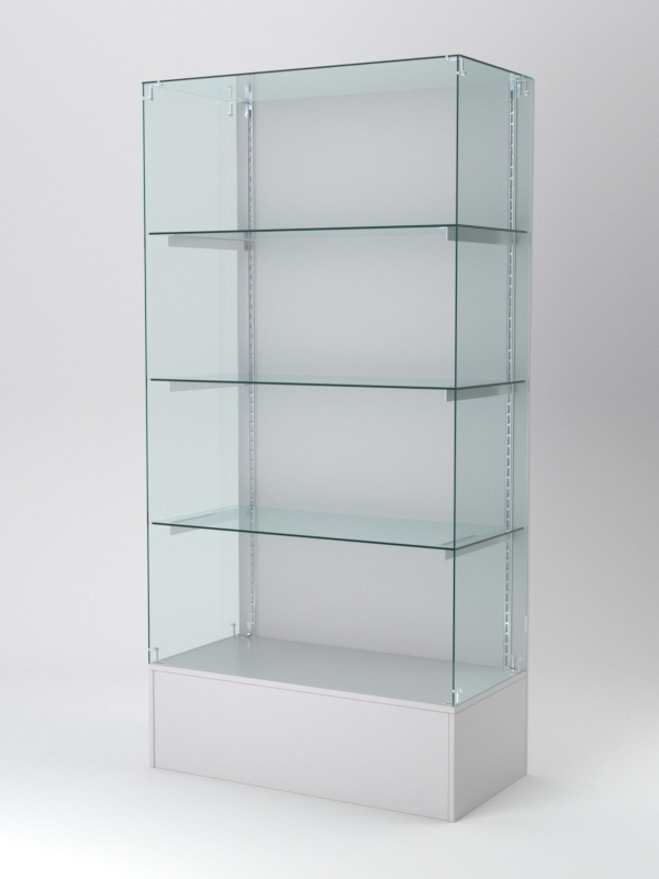 Витрина АСТЕРИЯ №109 (без дверок, задняя стенка - ДСП), Серый