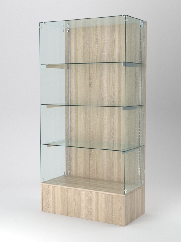 Витрина АСТЕРИЯ №109 (без дверок, задняя стенка - ДСП), Дуб Сонома