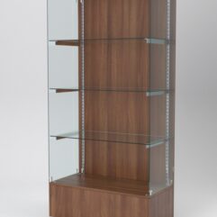 Витрина АСТЕРИЯ №109 (без дверок, задняя стенка - ДСП), Орех