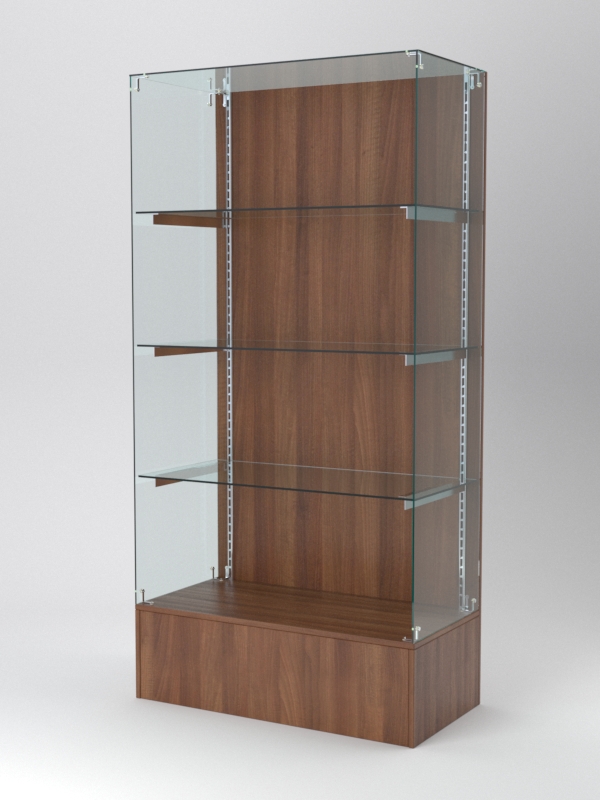 Витрина АСТЕРИЯ №109 (без дверок, задняя стенка - ДСП), Орех