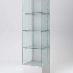 Витрина АСТЕРИЯ №110 (открытая, задняя стенка - ДСП), Серый