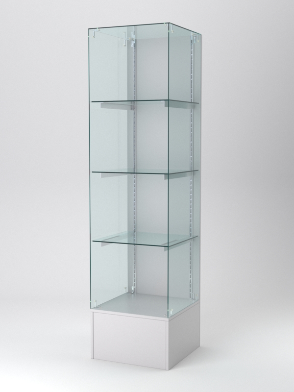 Витрина АСТЕРИЯ №110 (открытая, задняя стенка - ДСП), Серый