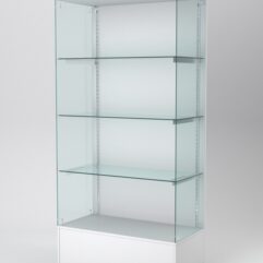 Витрина АСТЕРИЯ №113 (без дверок, задняя стенка - ДСП), Белый