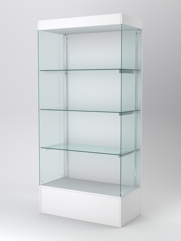 Витрина АСТЕРИЯ №113 (без дверок, задняя стенка - ДСП), Белый