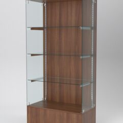 Витрина АСТЕРИЯ №113 (без дверок, задняя стенка - ДСП), Орех