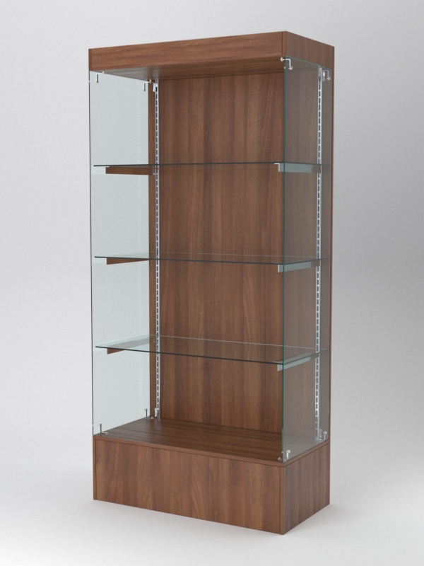 Витрина АСТЕРИЯ №113 (без дверок, задняя стенка - ДСП), Орех