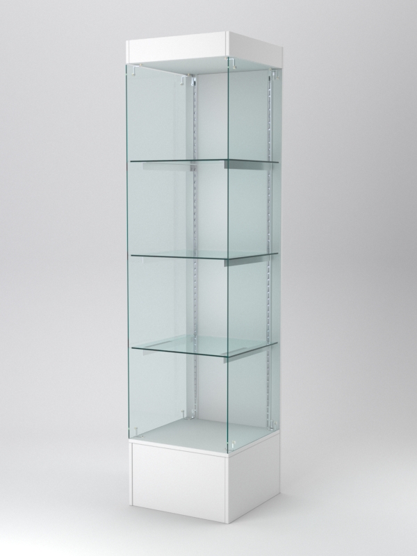 Витрина АСТЕРИЯ №114 (без дверки, задняя стенка - ДСП), Белый