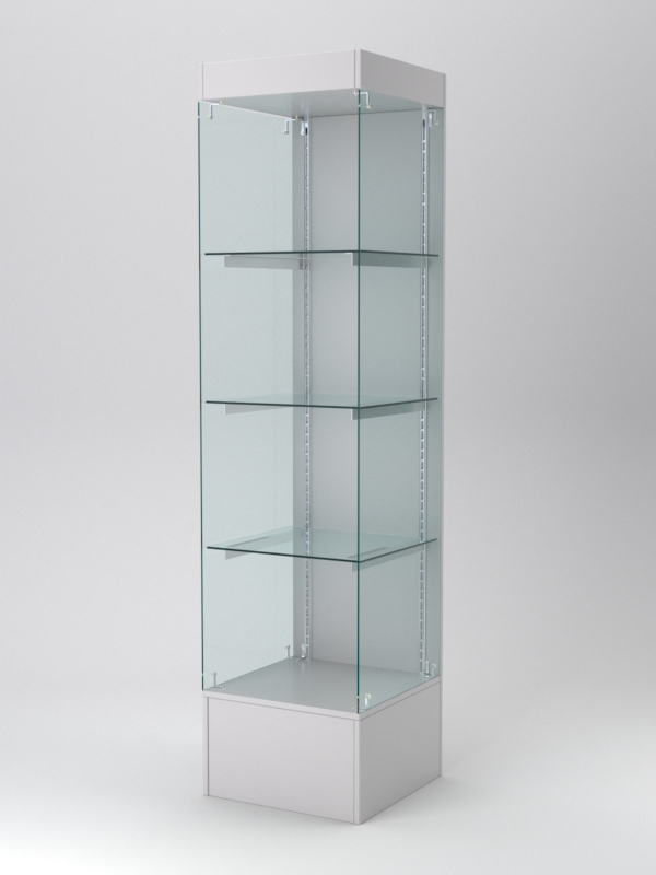 Витрина АСТЕРИЯ №114 (без дверки, задняя стенка - ДСП), Серый