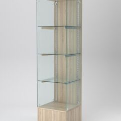 Витрина АСТЕРИЯ №114 (без дверки, задняя стенка - ДСП), Дуб Сонома