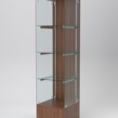 Витрина АСТЕРИЯ №114 (без дверки, задняя стенка - ДСП), Орех