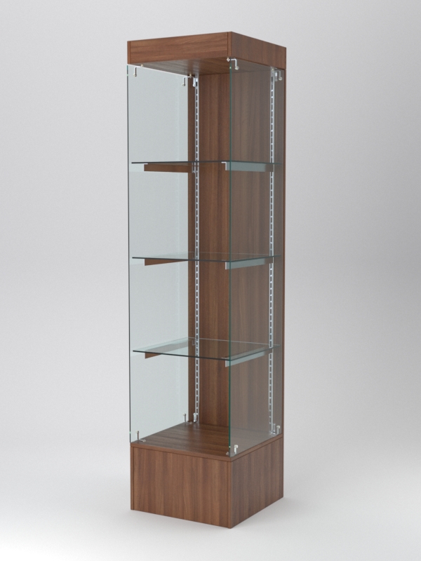 Витрина АСТЕРИЯ №114 (без дверки, задняя стенка - ДСП), Орех