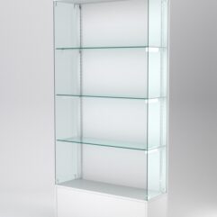 Витрина АСТЕРИЯ №117 (без дверок, задняя стенка - ДСП), Белый