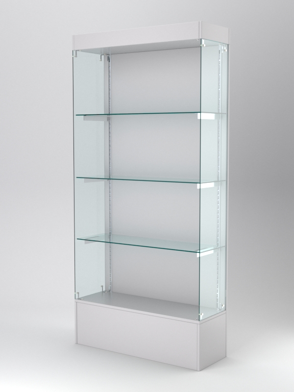 Витрина АСТЕРИЯ №117 (без дверок, задняя стенка - ДСП), Серый