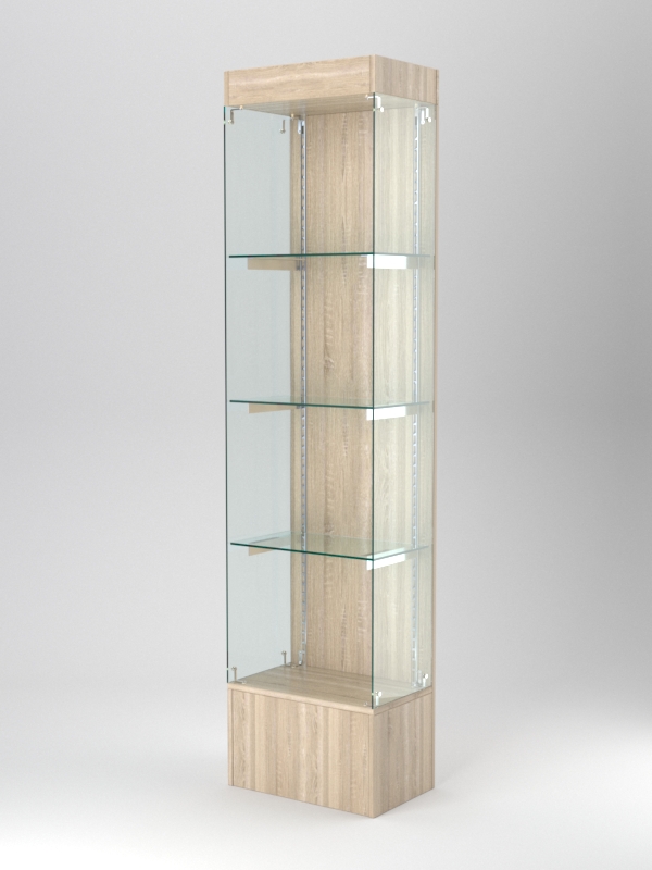 Витрина АСТЕРИЯ №118 (без дверки, задняя стенка - ДСП), Дуб Сонома