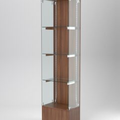 Витрина АСТЕРИЯ №118 (без дверки, задняя стенка - ДСП), Орех