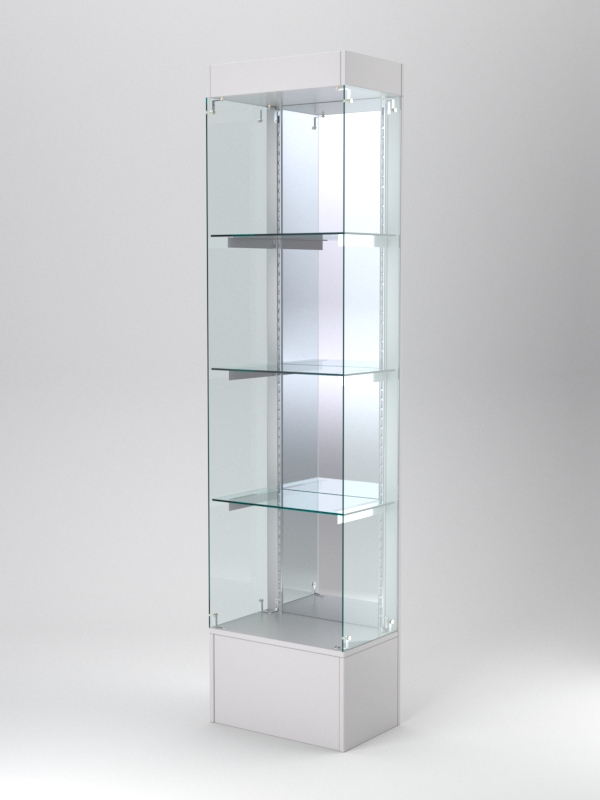 Витрина АСТЕРИЯ №120 (без дверки, задняя стенка - зеркало), Серый