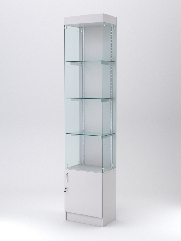 Витрина АСТЕРИЯ №122 (без дверки, задняя стенка - ДСП), Серый