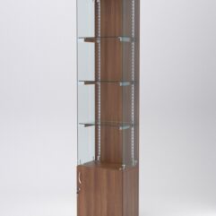 Витрина АСТЕРИЯ №122 (без дверки, задняя стенка - ДСП), Орех