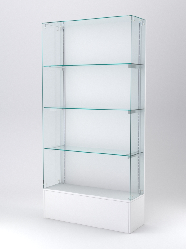 Витрина АСТЕРИЯ №129 (без дверок, задняя стенка - ДСП), Белый
