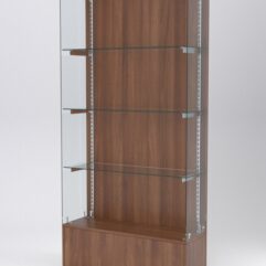 Витрина АСТЕРИЯ №129 (без дверок, задняя стенка - ДСП), Орех