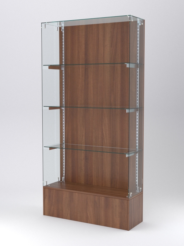 Витрина АСТЕРИЯ №129 (без дверок, задняя стенка - ДСП), Орех