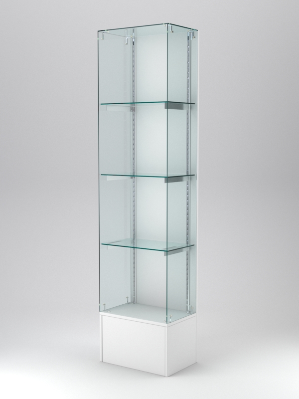 Витрина АСТЕРИЯ №130 (без дверки, задняя стенка - ДСП), Белый