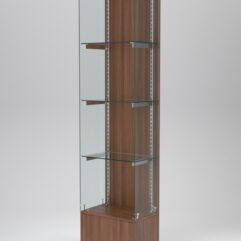 Витрина АСТЕРИЯ №130 (без дверки, задняя стенка - ДСП), Орех