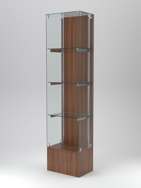 Витрина АСТЕРИЯ №130 (без дверки, задняя стенка - ДСП), Орех