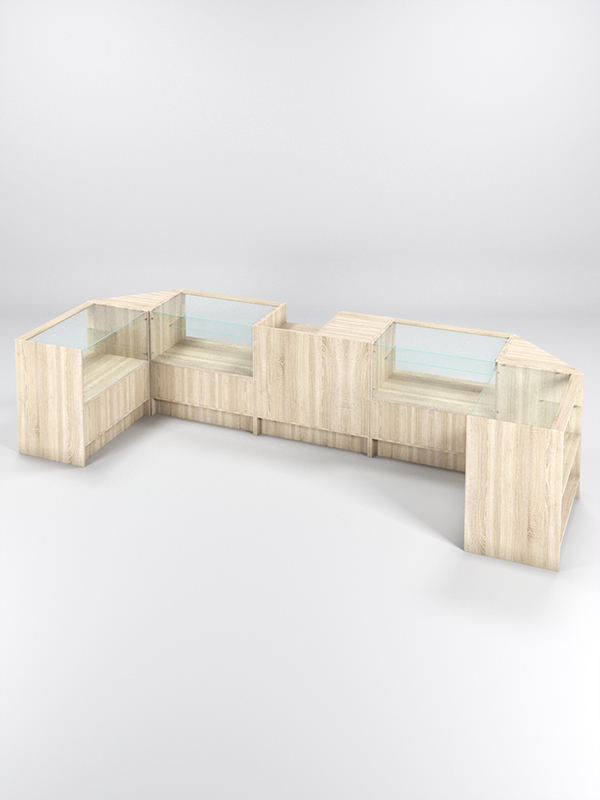 Торговый островок ЭКОНОМ №2, Дуб Сонома