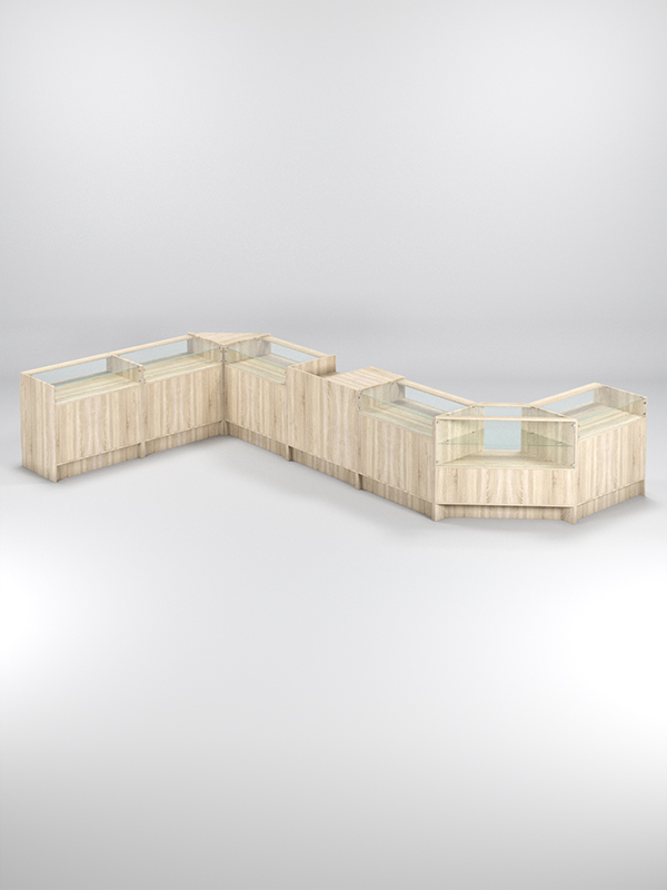 Торговый островок ЭКОНОМ №5, Дуб Сонома