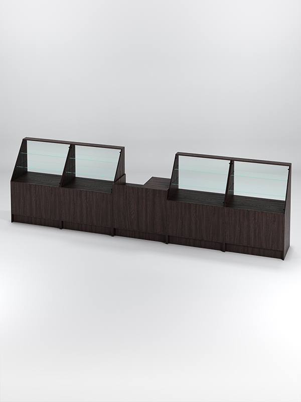 Торговый островок ЭКОНОМ №8, Дуб Венге