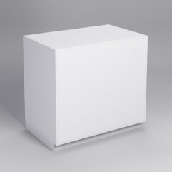 Прилавок ТОРГОВЫЙ №1-ДП, Белый