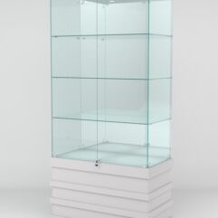 Витрина ФУРИЯ №1-2 (задняя стенка - зеркало), Серый