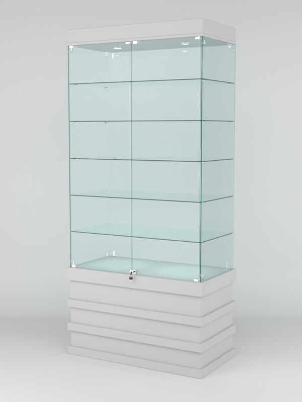 Витрина ФУРИЯ №4-1 (задняя стенка - стекло), Серый