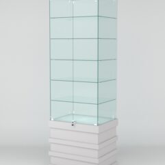 Витрина ФУРИЯ №5-1 (задняя стенка - стекло), Серый