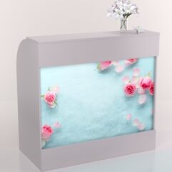 Ресепшн ПРЕЛЕСТЬ с фотопечатью, Серый