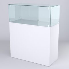 Прилавок для косметики и парфюмерии ШАНЕЛЬ №1, Белый